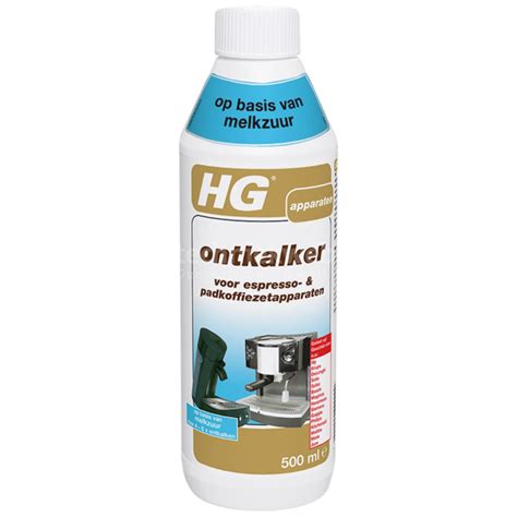 HG Koffiemachine Ontkalker Melkzuur 500 Ml Op Basis Van Melkzuur