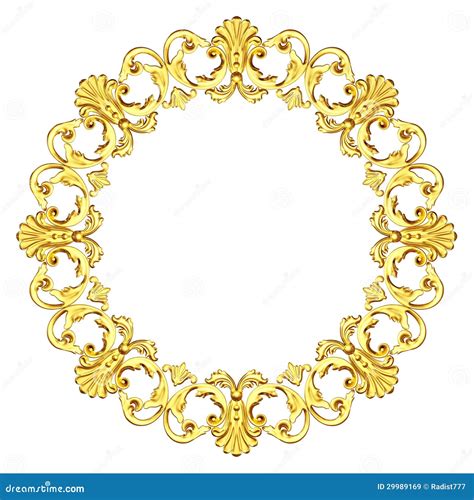 Gold Ornate Stock Illustration Illustration Of Pattern 29989169