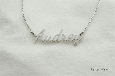 Personalized Name Necklace Friendship Necklace Silver Custom - Etsy