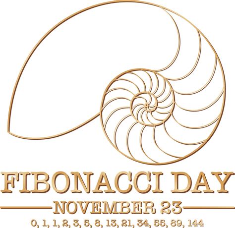 Fibonacci day poster design 12822288 Vector Art at Vecteezy