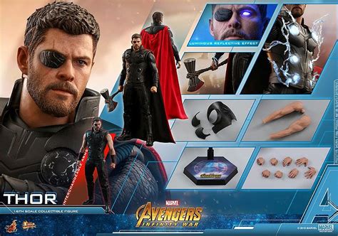 Thor Vingadores Guerra Infinita Movie Masterpiece Series Hot Toys Original Prime Colecionismo