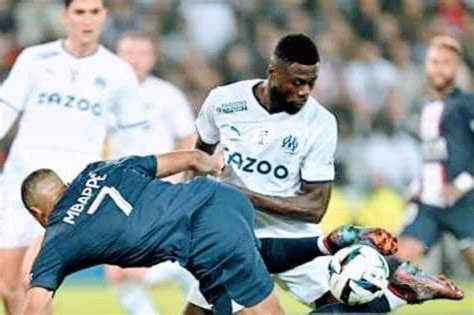 France Ligue Sorti Sur Blessure Chancel Mbemba Laisse L Om La