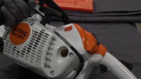 fonctionnement d une tronçonneuse stihl explication de base