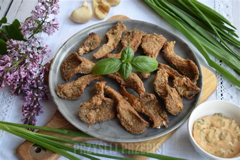 Pieczone boczniaki w chrupiącej panierce PrzyslijPrzepis pl