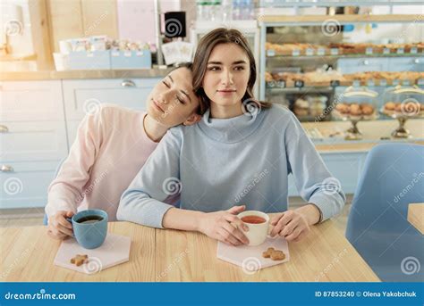 Calm Same Sex Couple Cafe Stock Photos Free Royalty Free Stock Photos From Dreamstime