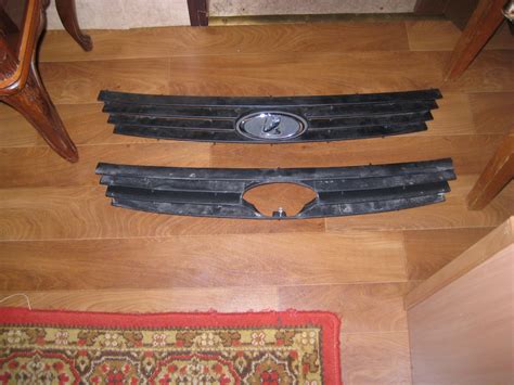 переделка родной решетки радиатора — Lada Приора хэтчбек, 1,6 л, 2008 ...