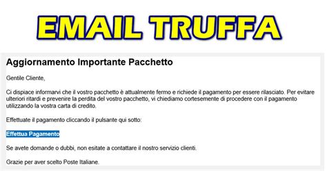 Truffa Messaggio Importante Da Poste Italiane Azione Necessaria