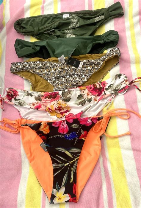 BNWT Next Women S Bundle Of 5 Pairs Of Bikini Bottoms Size 16 Multi