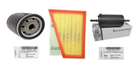 Kit Filtros Originais Vw Gol Saveiro Spacefox Voyage Frete Gr Tis