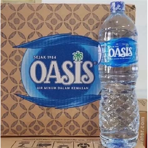 Jual Oasis Botol Air Mineral 1500ml Isi 12 Per Dus Shopee Indonesia