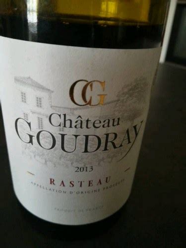 Château Goudray Cuvée Excellence Rasteau Côtes du Rhône Villages Vivino