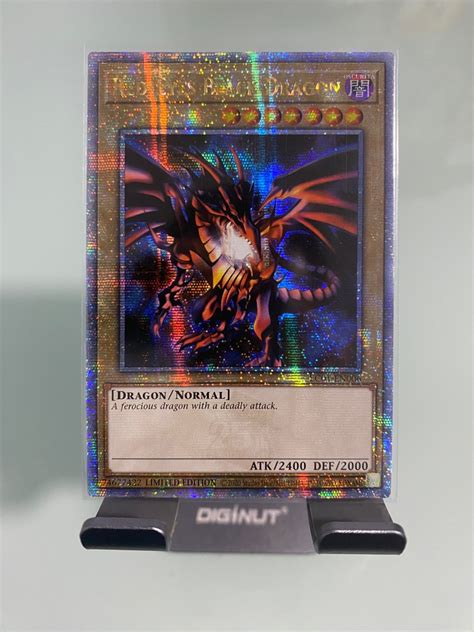 Yugioh Red Eyes Black Dragon Lc En Quarter Century Secret Rare