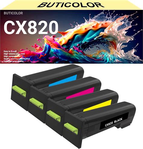 Cx820 Toner Cartridge Remanufactured 72k10k0 72k10c0