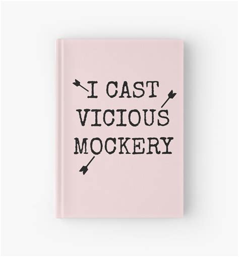 "Vicious Mockery" Hardcover Journal by Byacolate | Redbubble