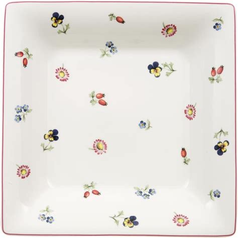 Amazon Villeroy Boch Petite Fleur Inch Square Rim Soup