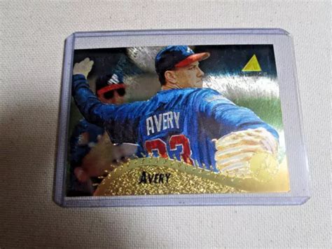 Collection Mus E Pinnacle Baseball Steve Avery Atlanta Braves