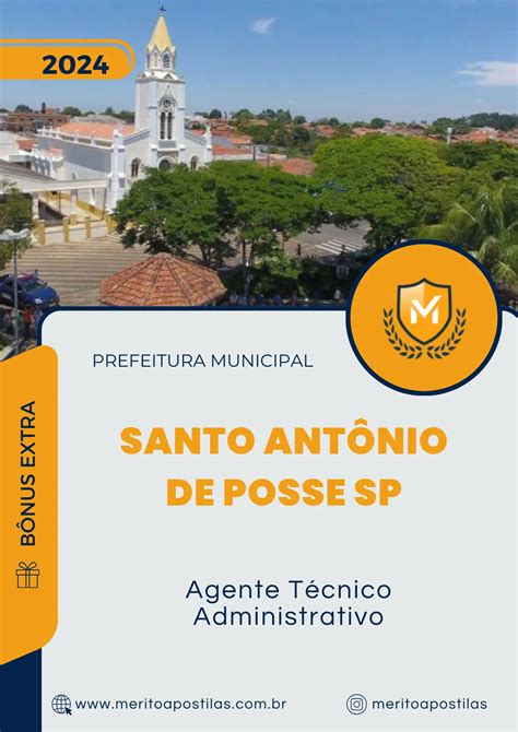 Apostila Agente T Cnico Administrativo Prefeitura Santo Ant Nio De