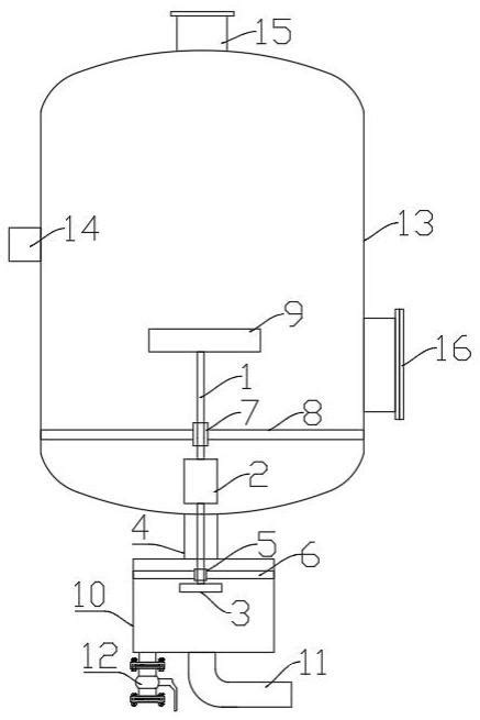 一种连续排污扩容器排水装置的制作方法