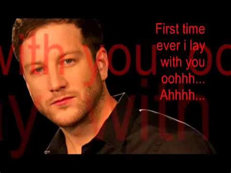 Matt Cardle The First Time Ever I Saw Your Face Lyrics Youtube