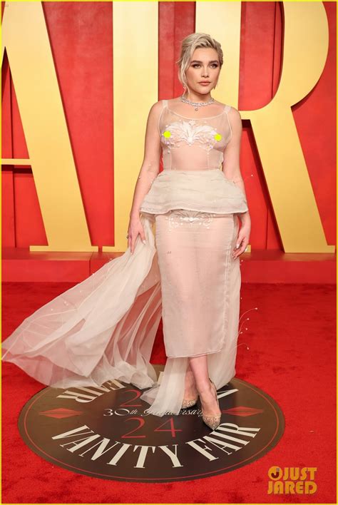 Florence Pugh Changes Into Ultimate Sheer Look For Vanity Fair Oscars