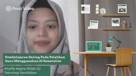 Pembelajaran Daring Pada Pelatihan Guru Dalam Menggunakan AI Generative