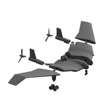 STL file Indiana Jones BV-38 flying wing 🪶 ・Design to download and 3D ...