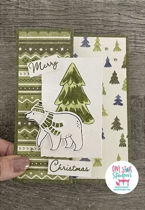 Lets Make Four Beary Cute Christmas Cards With The Stampin Up Beary