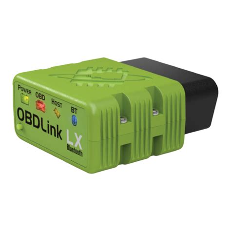 OBDLINK LX QUICK START MANUAL Pdf Download | ManualsLib