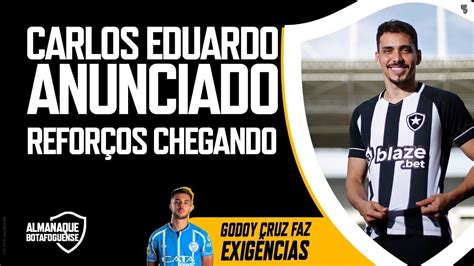 BOTAFOGO ANUNCIA CONTRATAÇÃO DE CARLOS EDUARDO EX AL AHLI Godoy Cruz