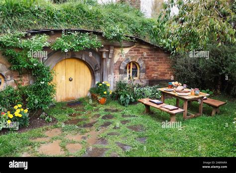 Hobbiton Movie Set Stock Photo - Alamy