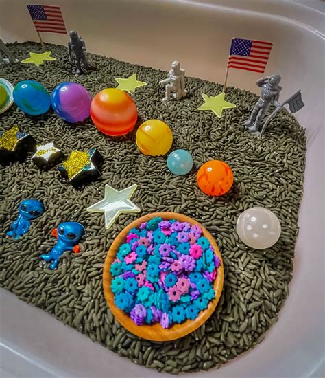 Outer Space Sensory Bin Space Sensory Taste Safe Etsy