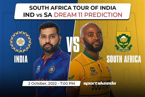 Ind Vs Sa Dream Prediction Fantasy Cricket Tips Today S Playing