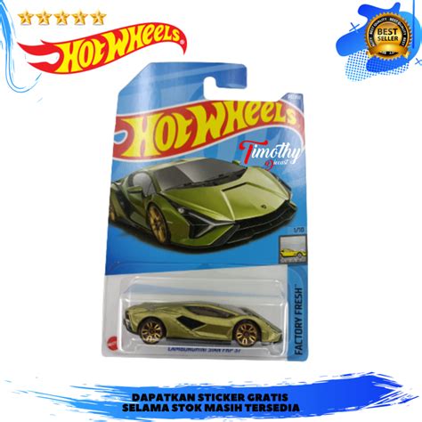 Hot Wheels Lamborghini Sian Fkp Hijau Factory Fresh Lazada Indonesia