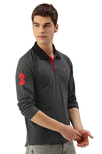 Buy AMERICAN CREW Full Sleeves Polo Collar T Shirt For Men AC1194 M