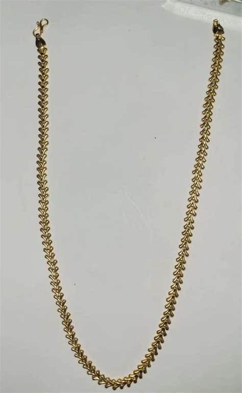 Golden Casual Waer Gm Man Brass Artificial Neck Chain At Rs Piece