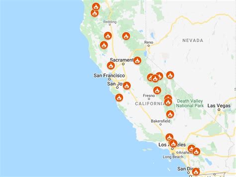 Map Of California Forest Fires