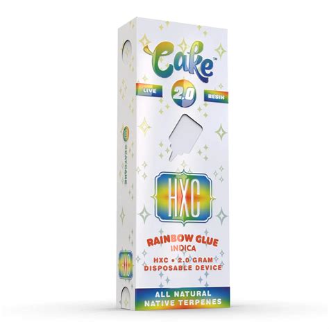 Cake Hxc Disposable Vape Pen Rainbow Glue G Dr Ganja