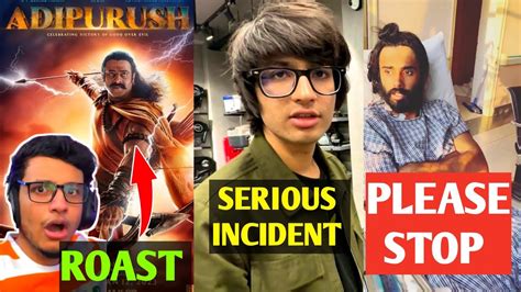 Triggered Insaan Roast Adipurush Movie Sourav Joshi Vlogs Serious