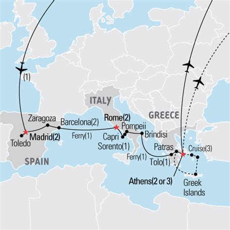 Map Of Spain And Italy - Maping Resources