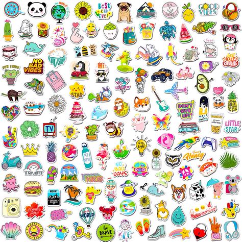 300 Pcs Water Bottle Stickers Cute Stickers For Hydroflasks Vsco