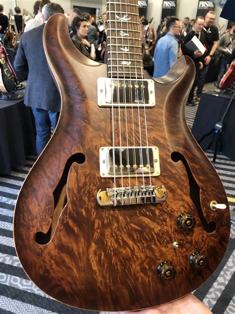 Paul Reed Smith Prs Guitars Hollowbody 1 Wood Library Piezo 2018