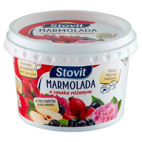 Stovit Marmolada o smaku RÓŻANYM 320 g 12458190731 oficjalne