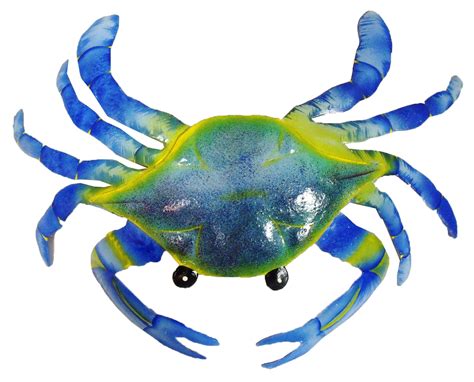 Maryland Blue Crab Inch Haitian Metal Art Wall Decor Medium