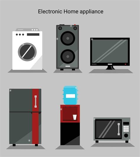 Home Electronic Appliances Vector Art At Vecteezy