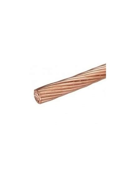 Cable de terre en cuivre nu 25mm² au mètre