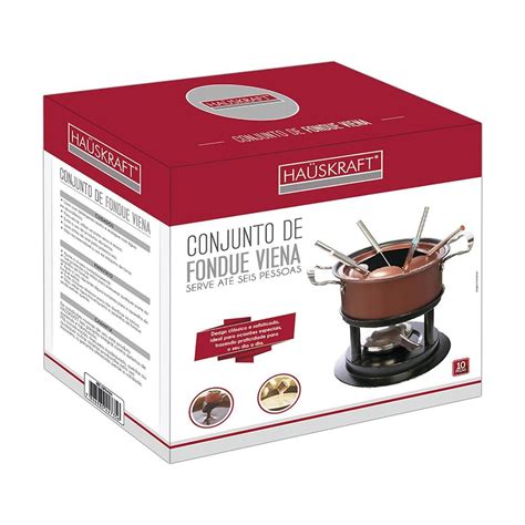 Conjunto De Fondue Viena Pe As Hauskraft