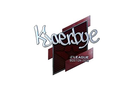 Sticker Kjaerbye Foil Boston 2018 CS GO CS2 Wiki By CS MONEY