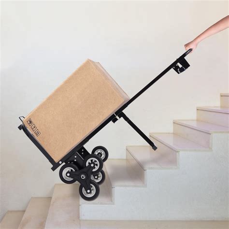 Stair Climbing Cart 460lbs Capacity Portable Folding Trolley Stair