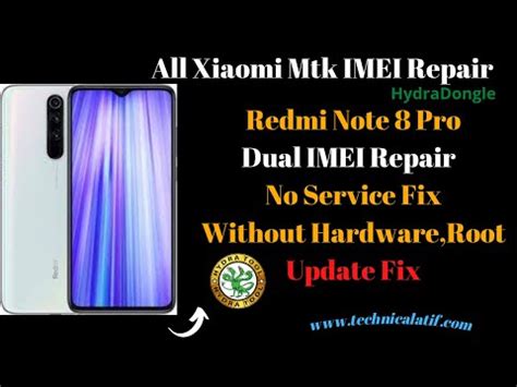 Xiaomi Redmi Note Pro Dual IMEI Repair Without Hardware Root Eng Rom