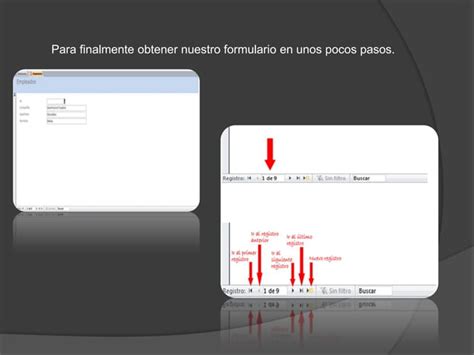 Creacion De Formularios PPT